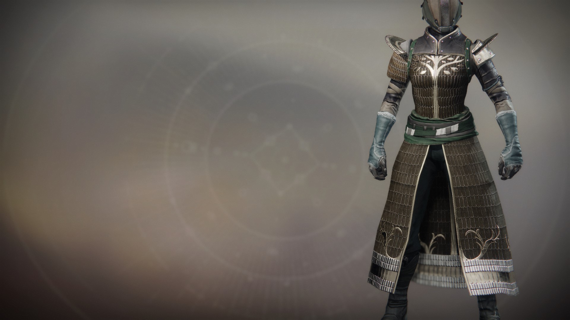 An in-game render of the Iron Pledge Ornament.