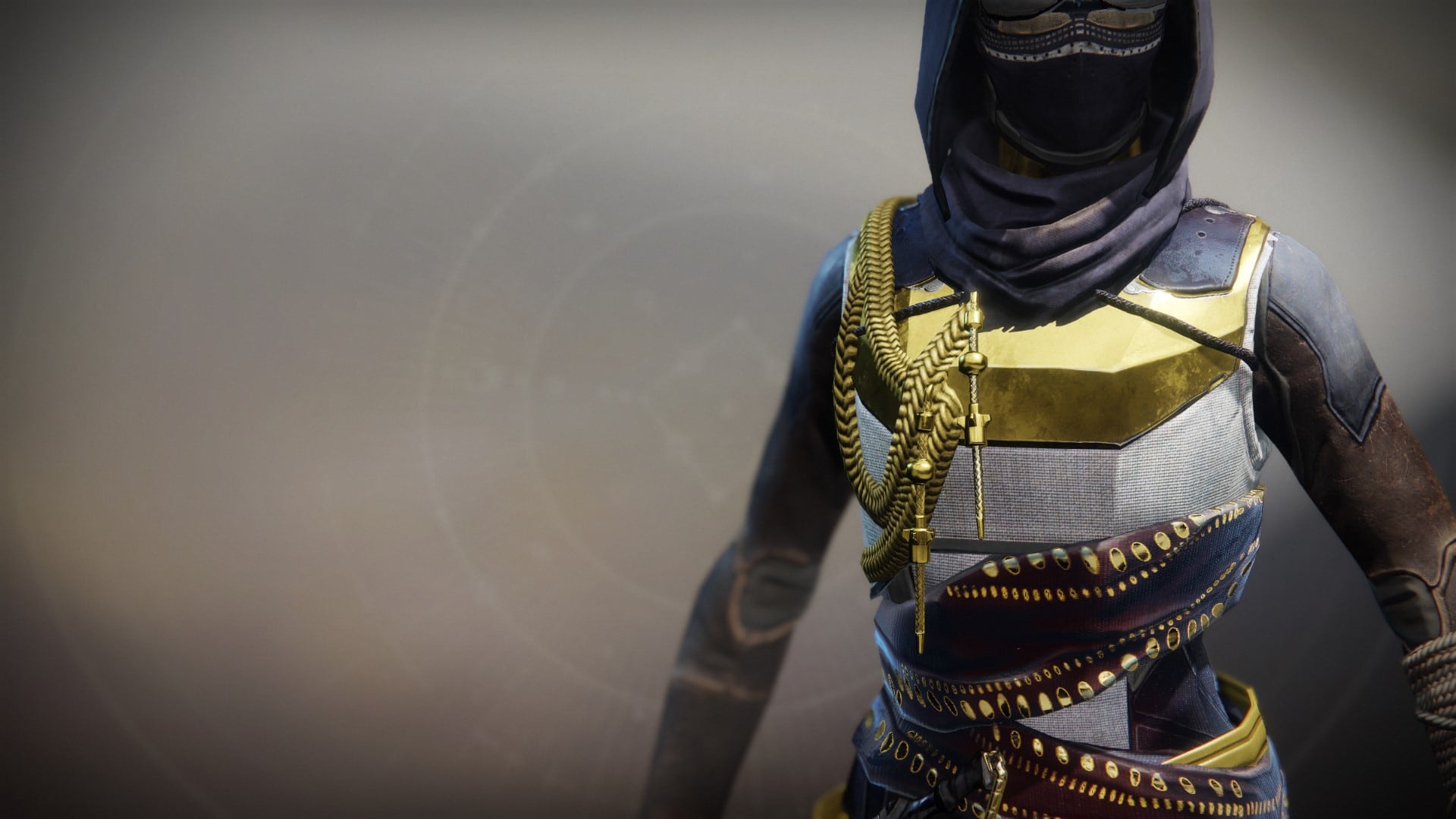 An in-game render of the Solstice Vest (Majestic).