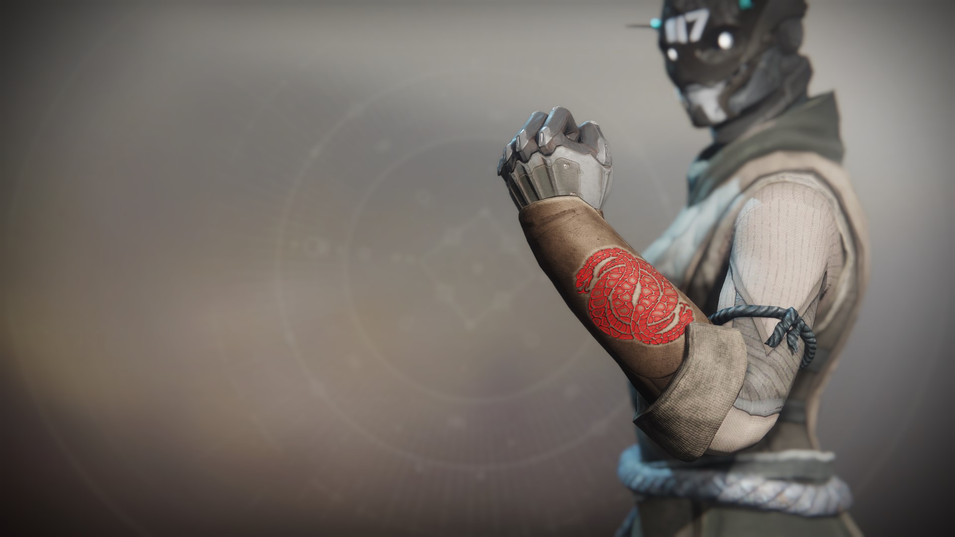 An in-game render of the Illicit Invader Gloves.