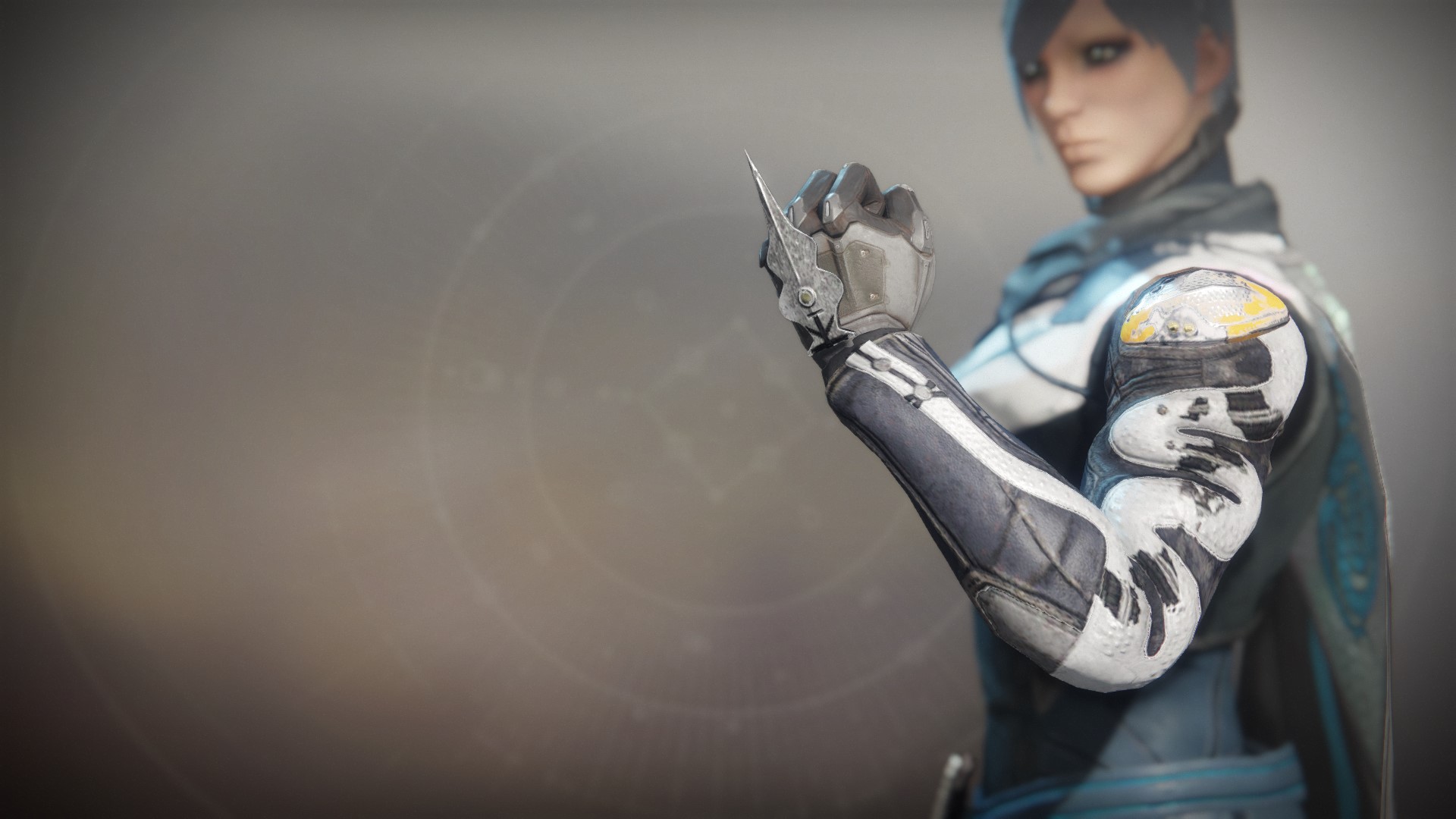 An in-game render of the Liar's Handshake.