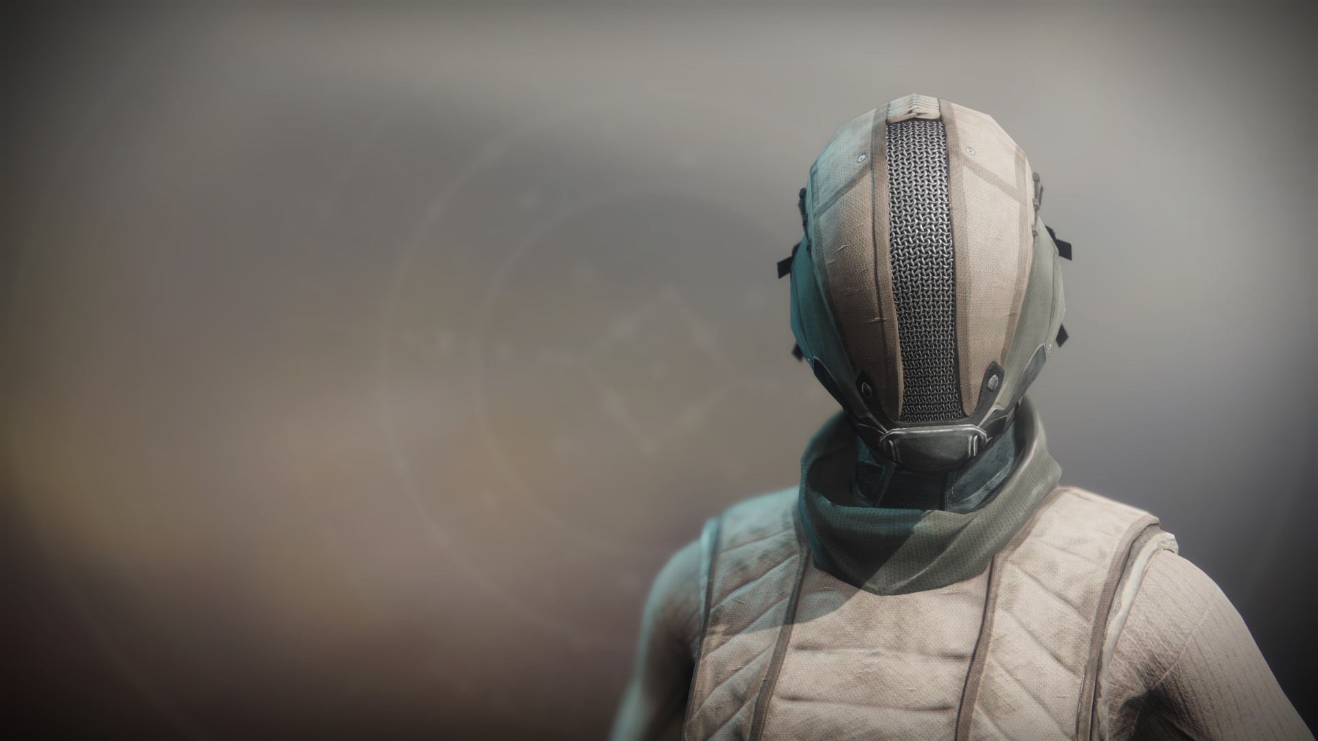 An in-game render of the Refugee Helm.
