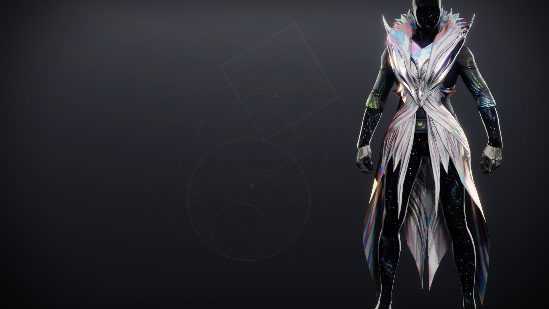 An in-game render of the Chromacloak Robes.
