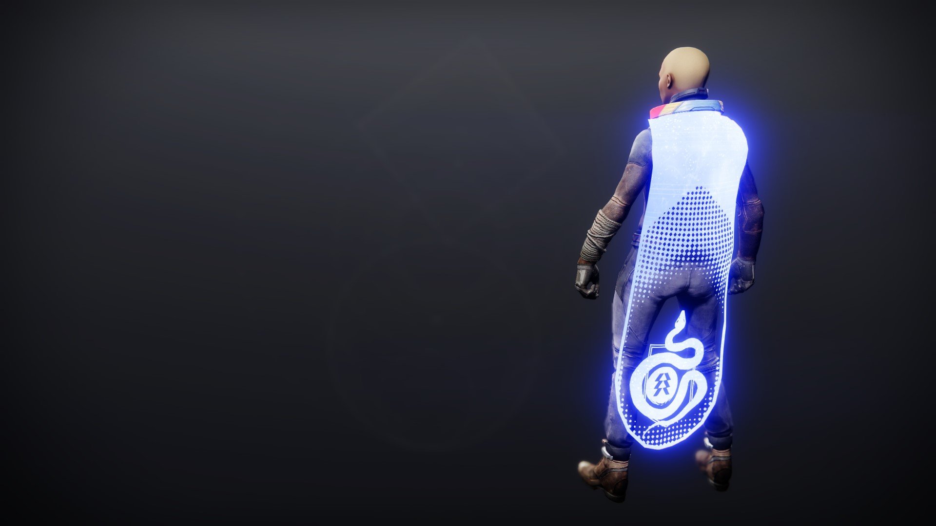 An in-game render of the Contender Cloak.