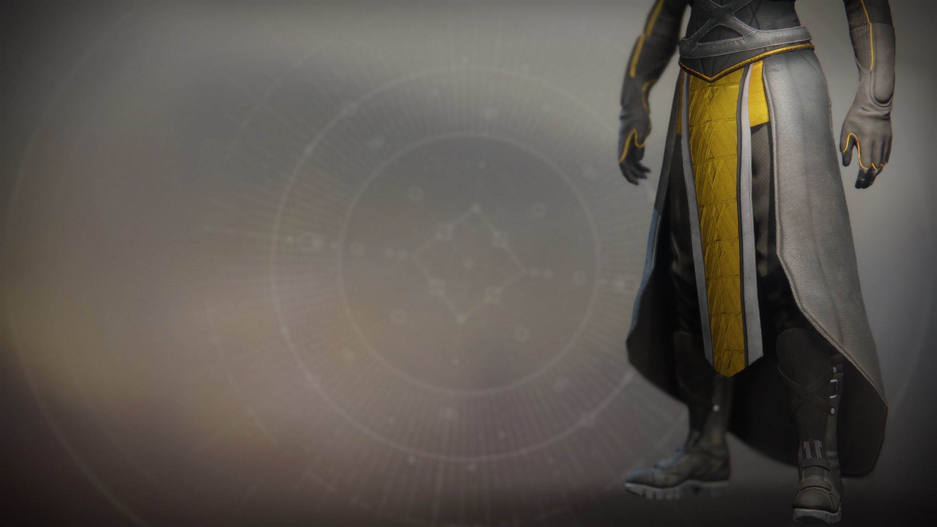 An in-game render of the Wise Warlock Boots.