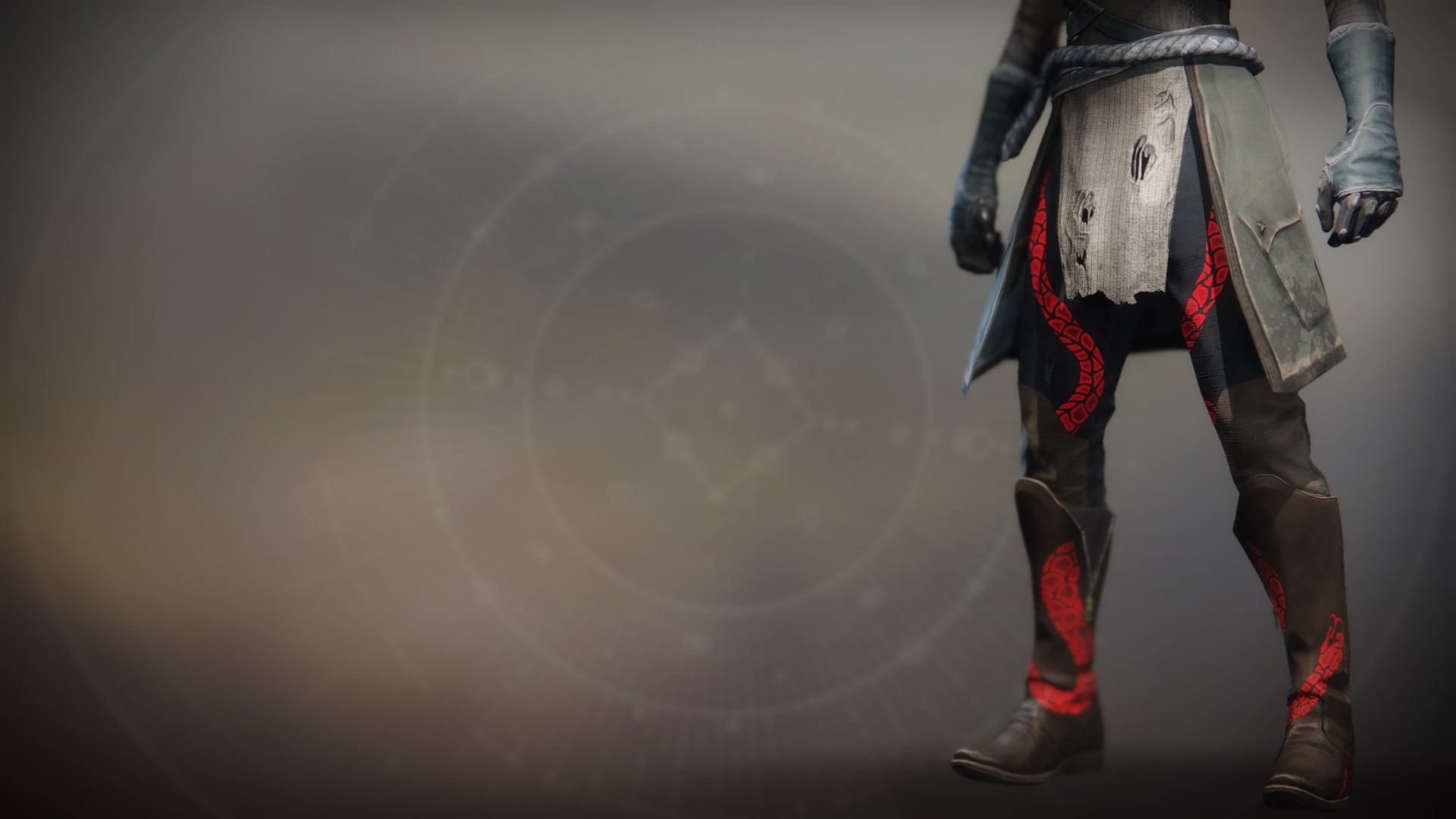 An in-game render of the Illicit Invader Boots.