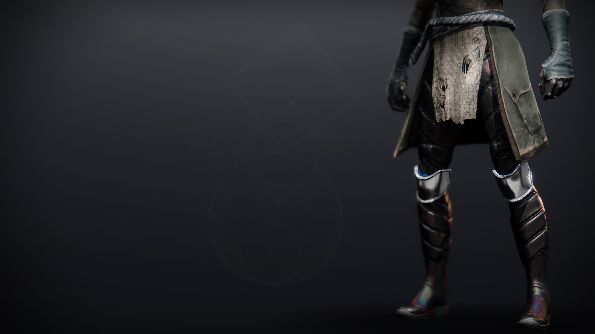 An in-game render of the Psionic Speaker Boots.