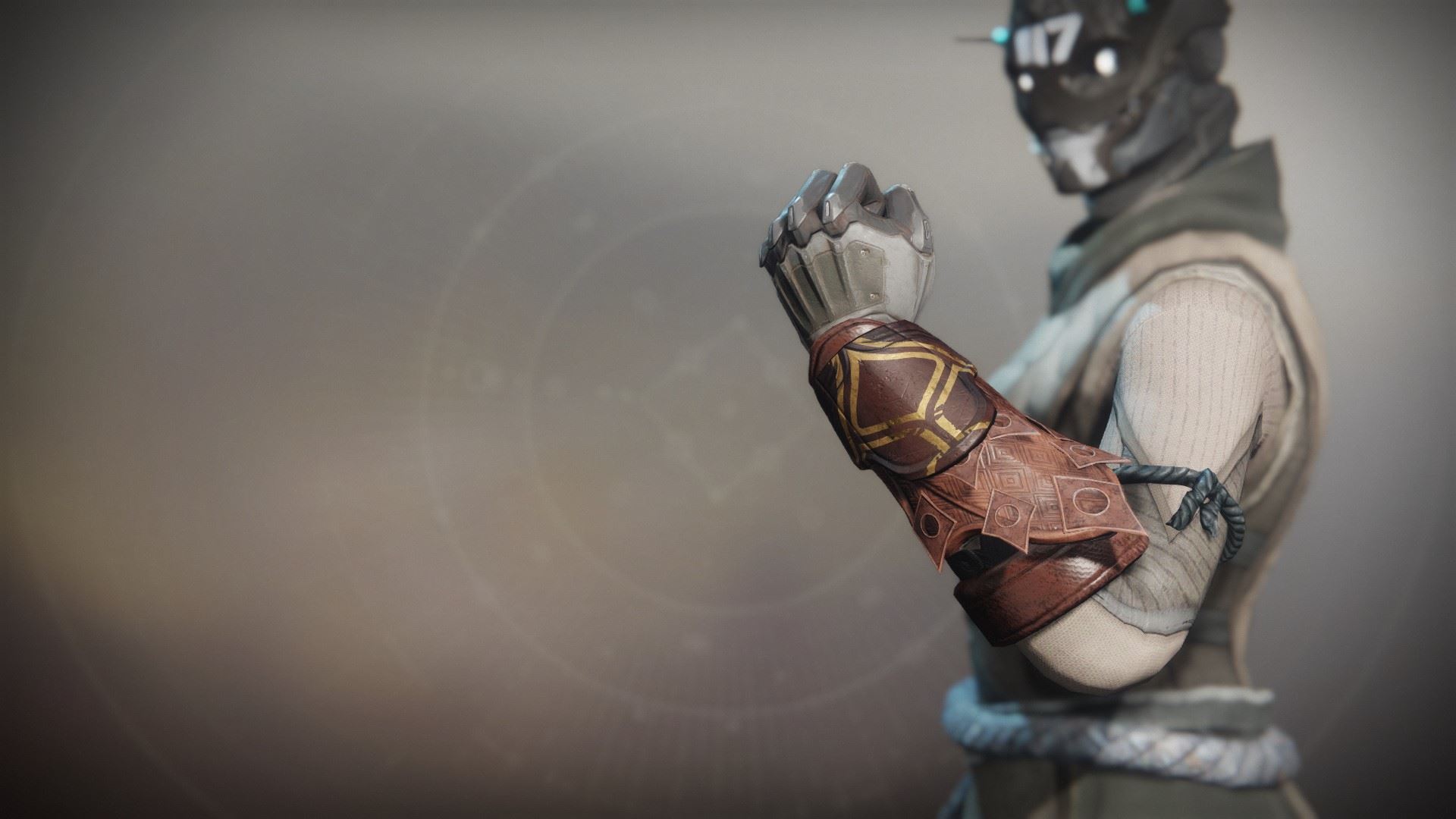 An in-game render of the Iron Fellowship Gloves.