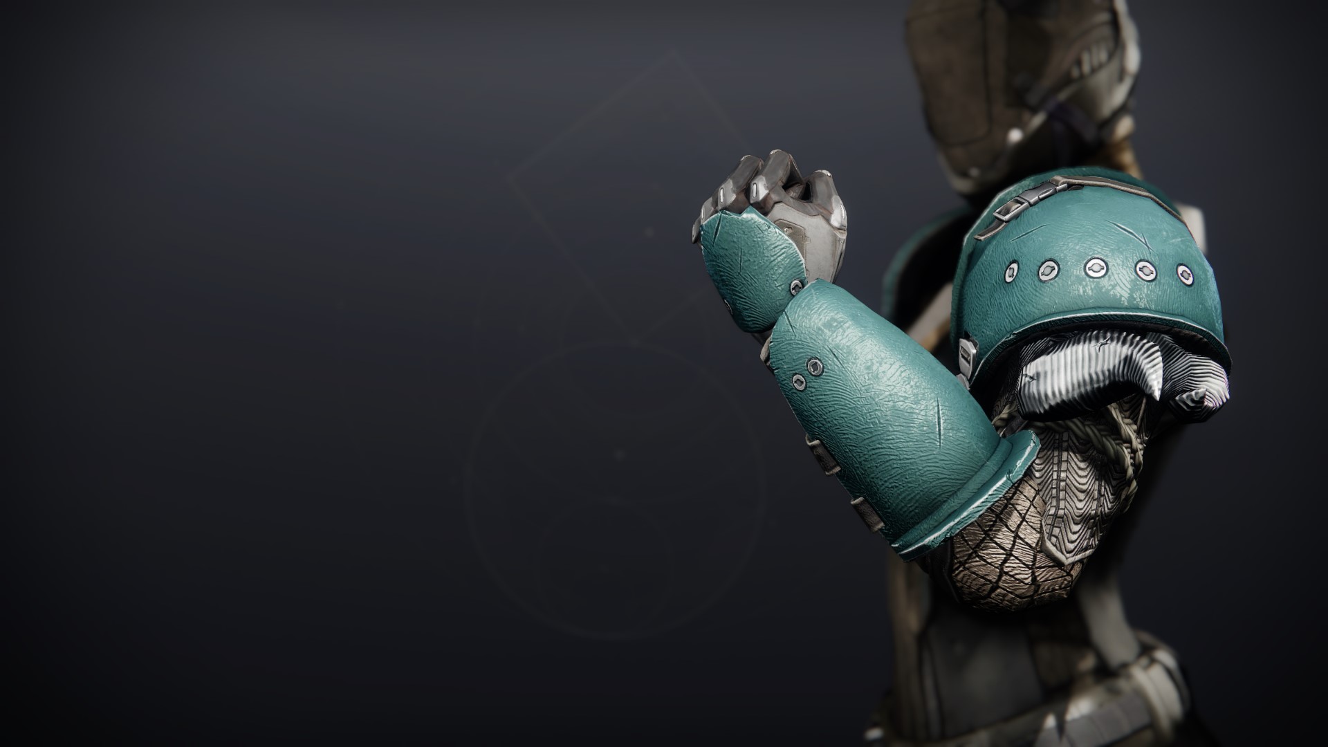 An in-game render of the Iron Forerunner Gauntlets.