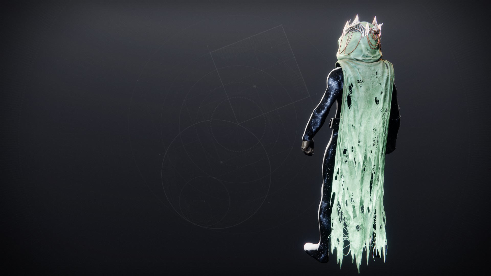An in-game render of the Cloak of the Taken King.