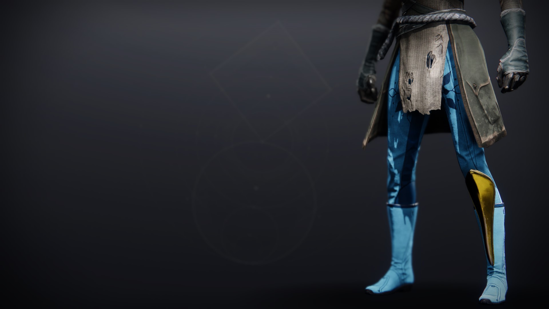 An in-game render of the Lucent Night Boots.