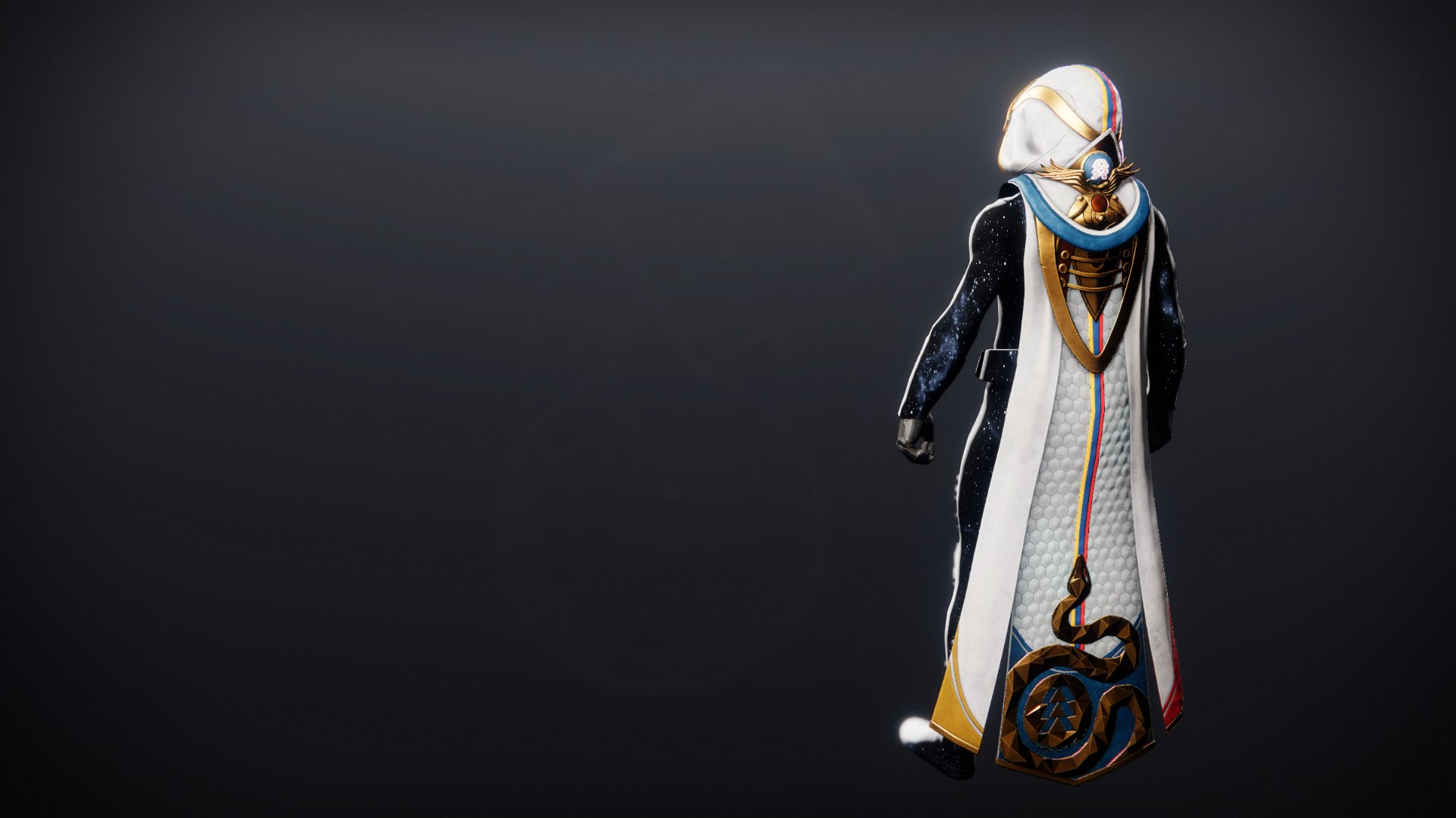 An in-game render of the Serpent's Glory Mantle.