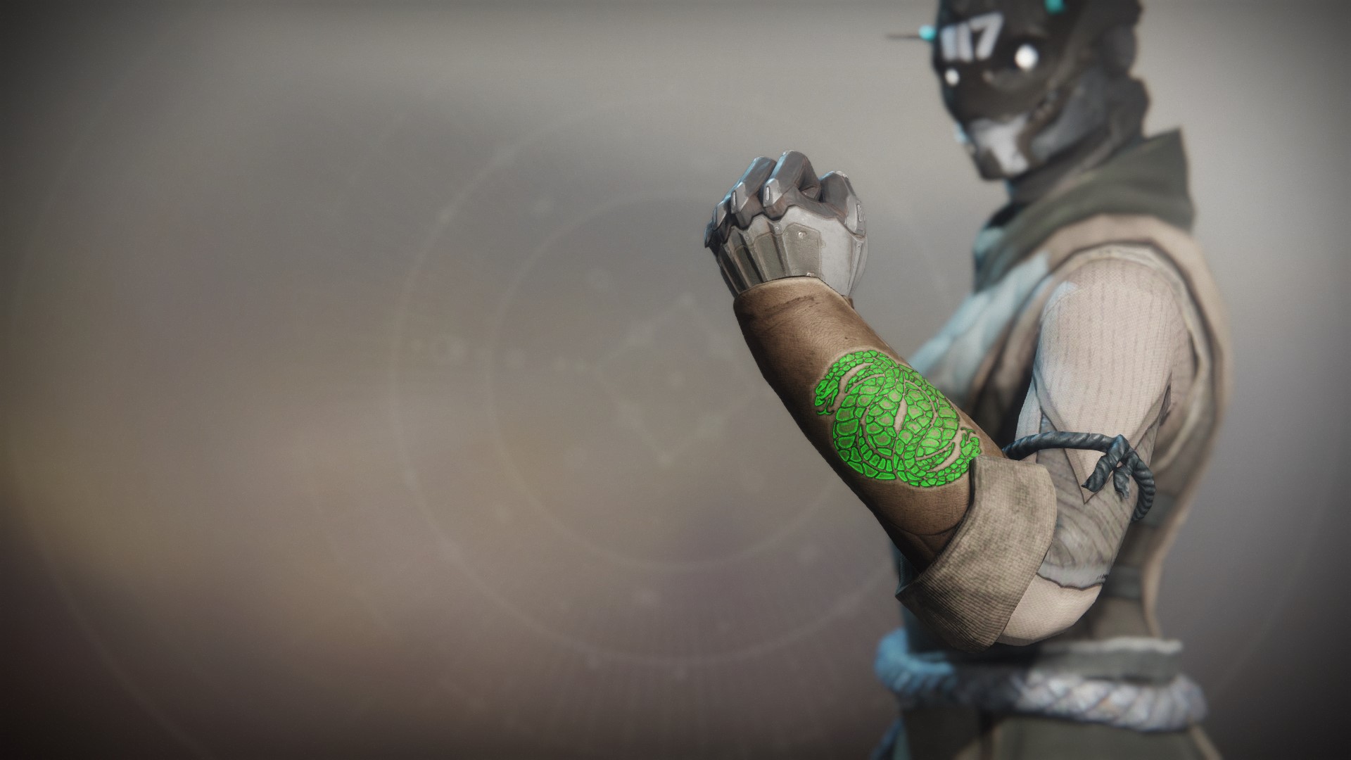 An in-game render of the Notorious Reaper Gloves.