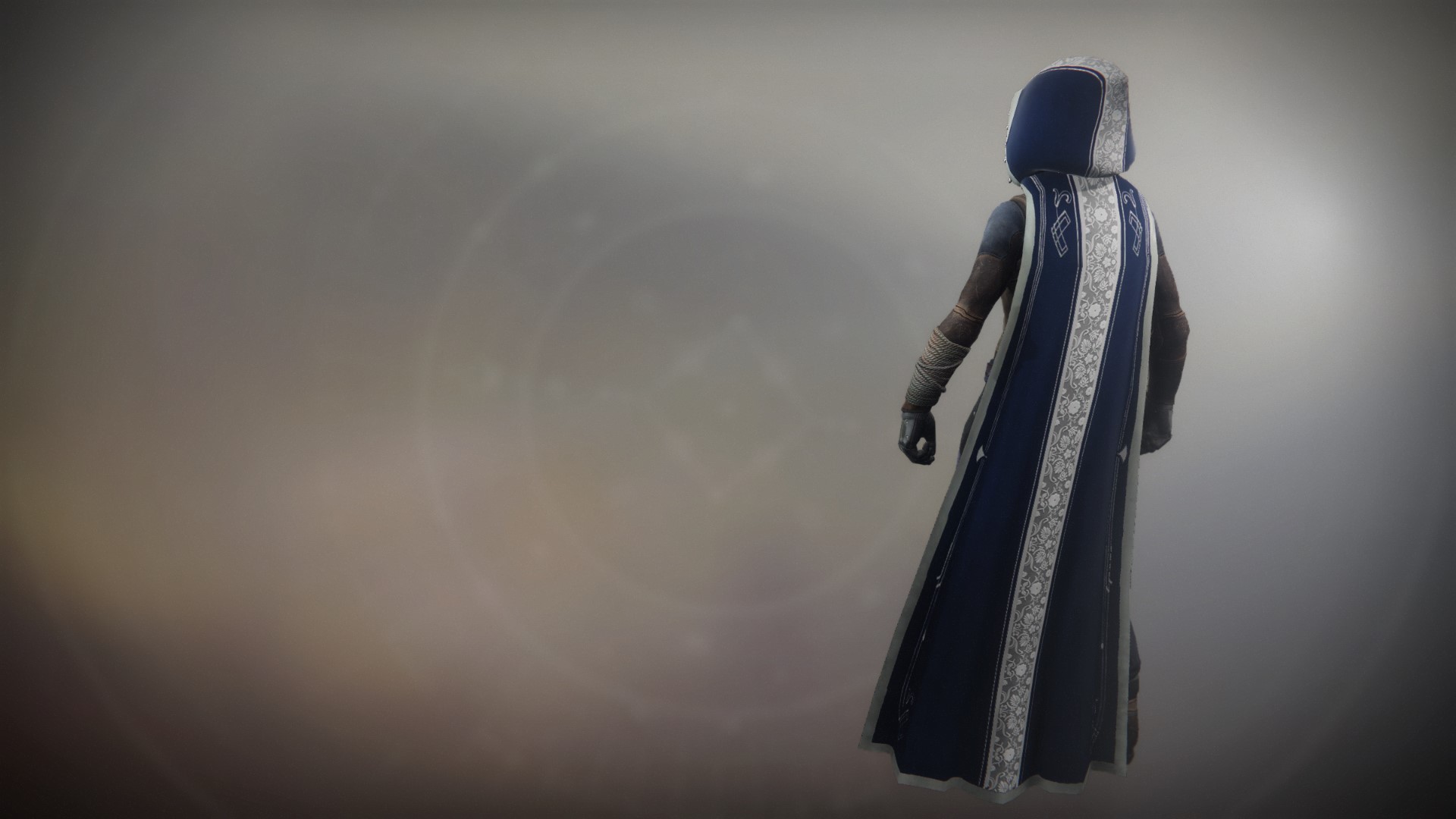 An in-game render of the Cloak of Optimacy.