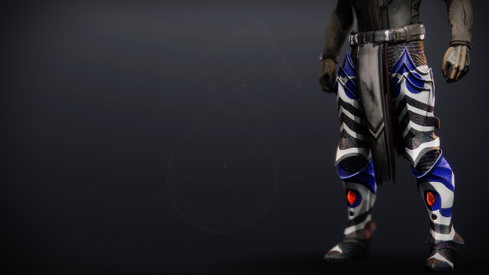 An in-game render of the Greaves of Agony.
