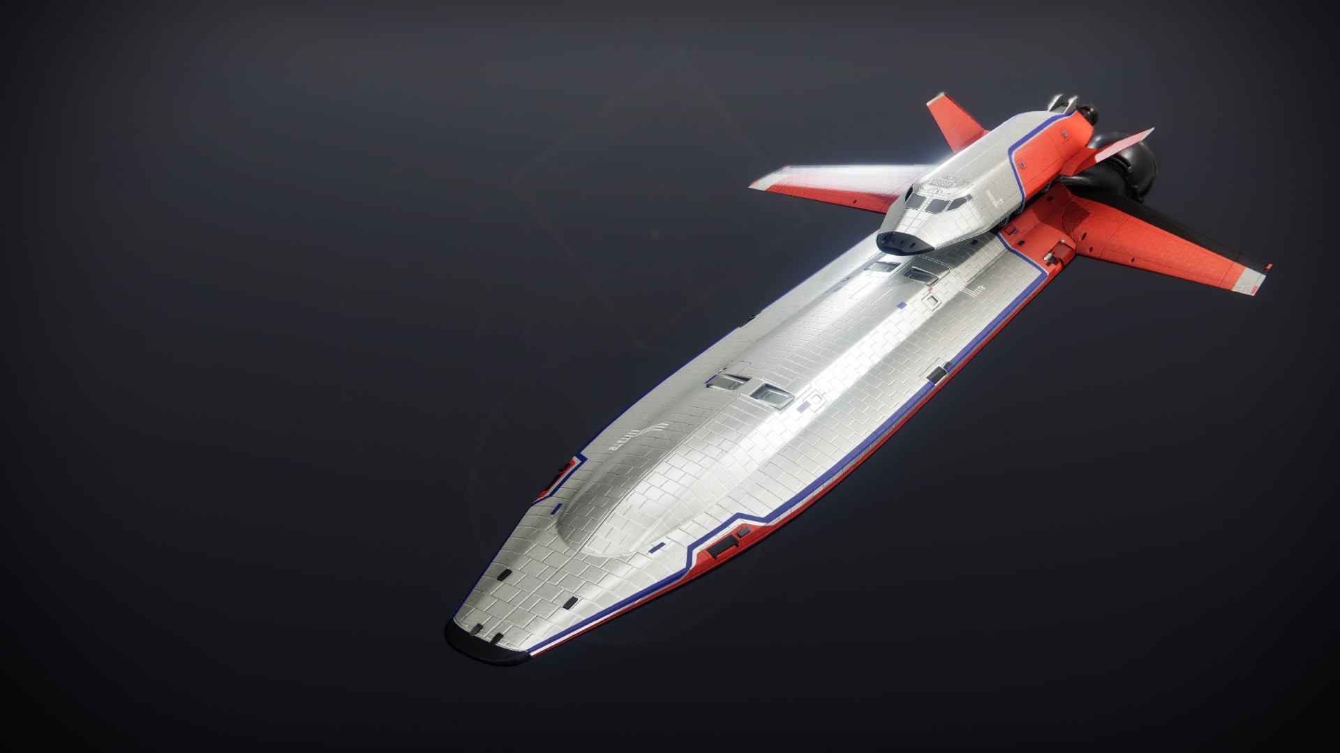 An in-game render of the Halcyon Corvette.