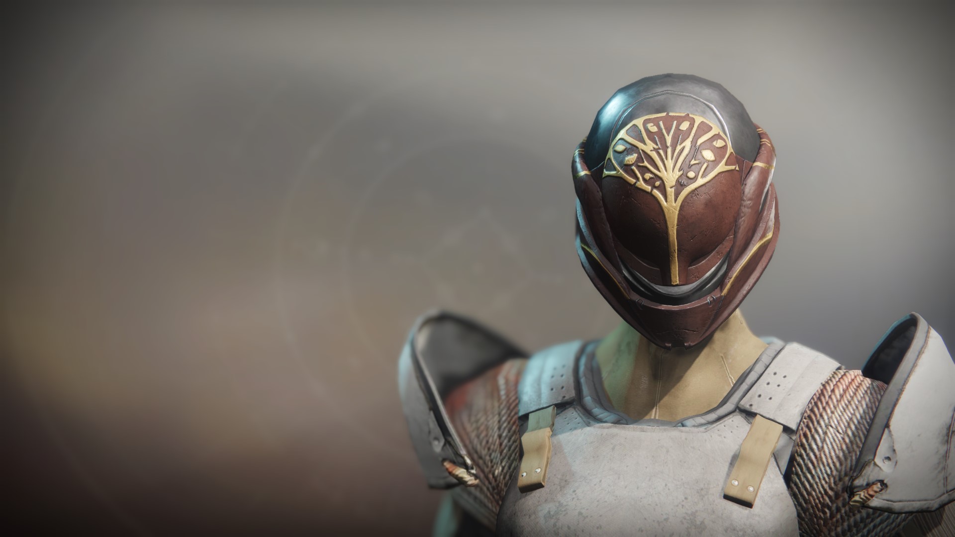 An in-game render of the Iron Fellowship Helm.