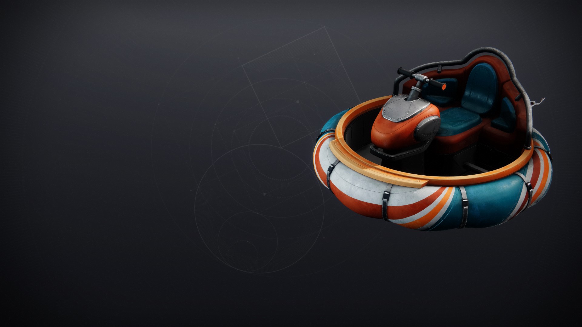 An in-game render of the Bumper Boat.