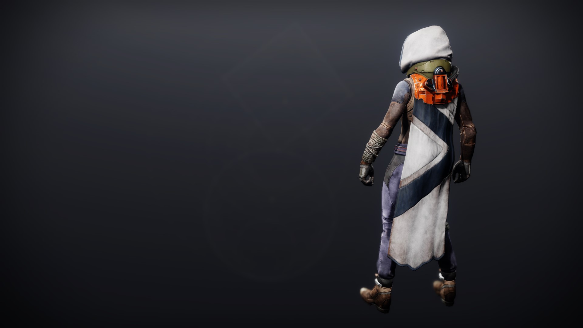 An in-game render of the Phobos Warden Cloak.