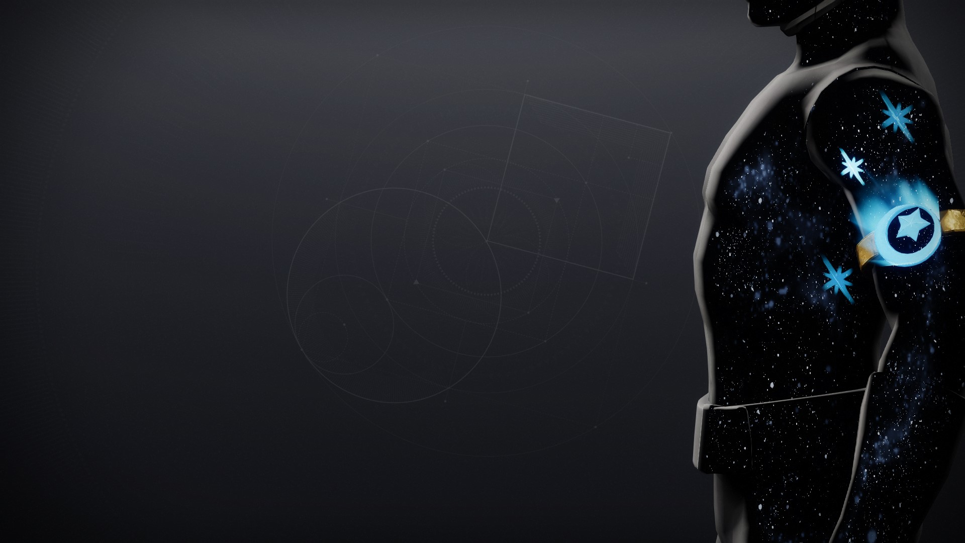An in-game render of the Doki Doki Destiny Warlock Bond.