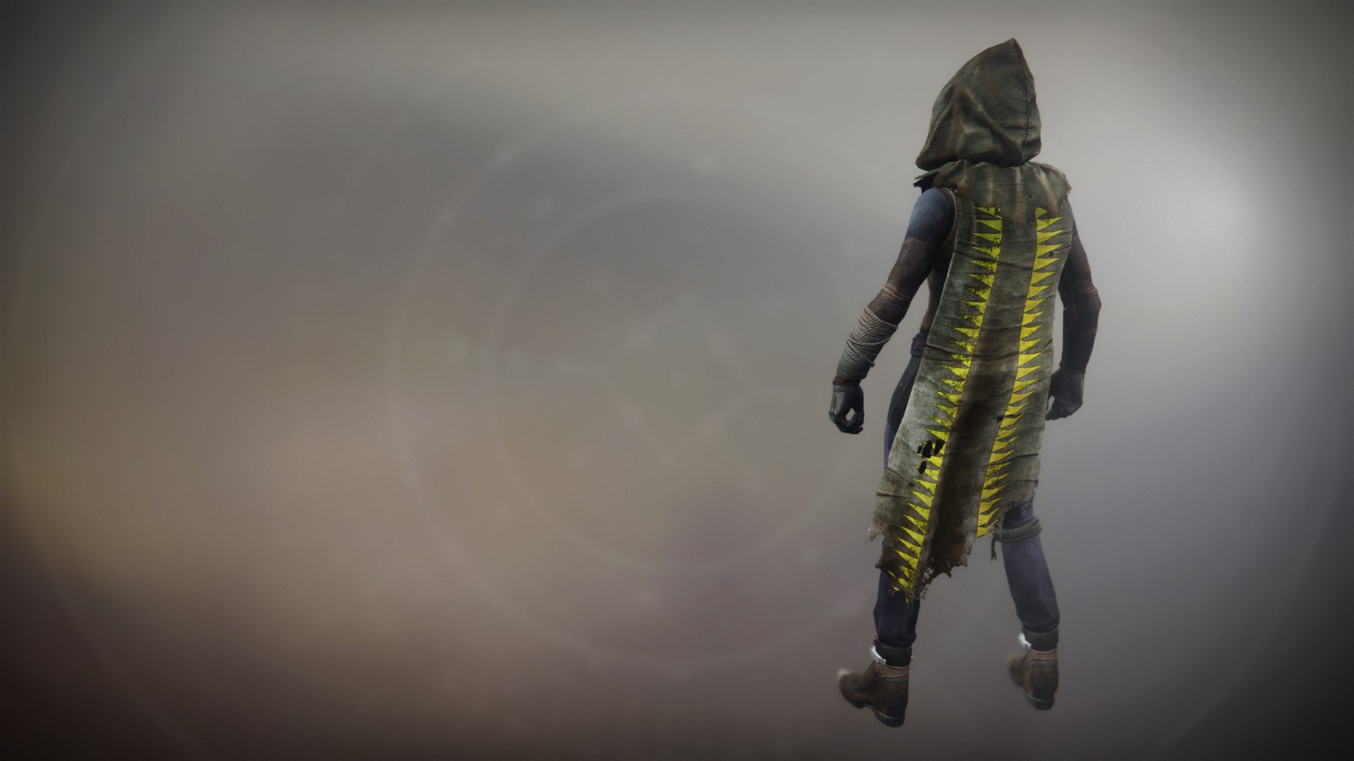 An in-game render of the Skerren Corvus Cloak.