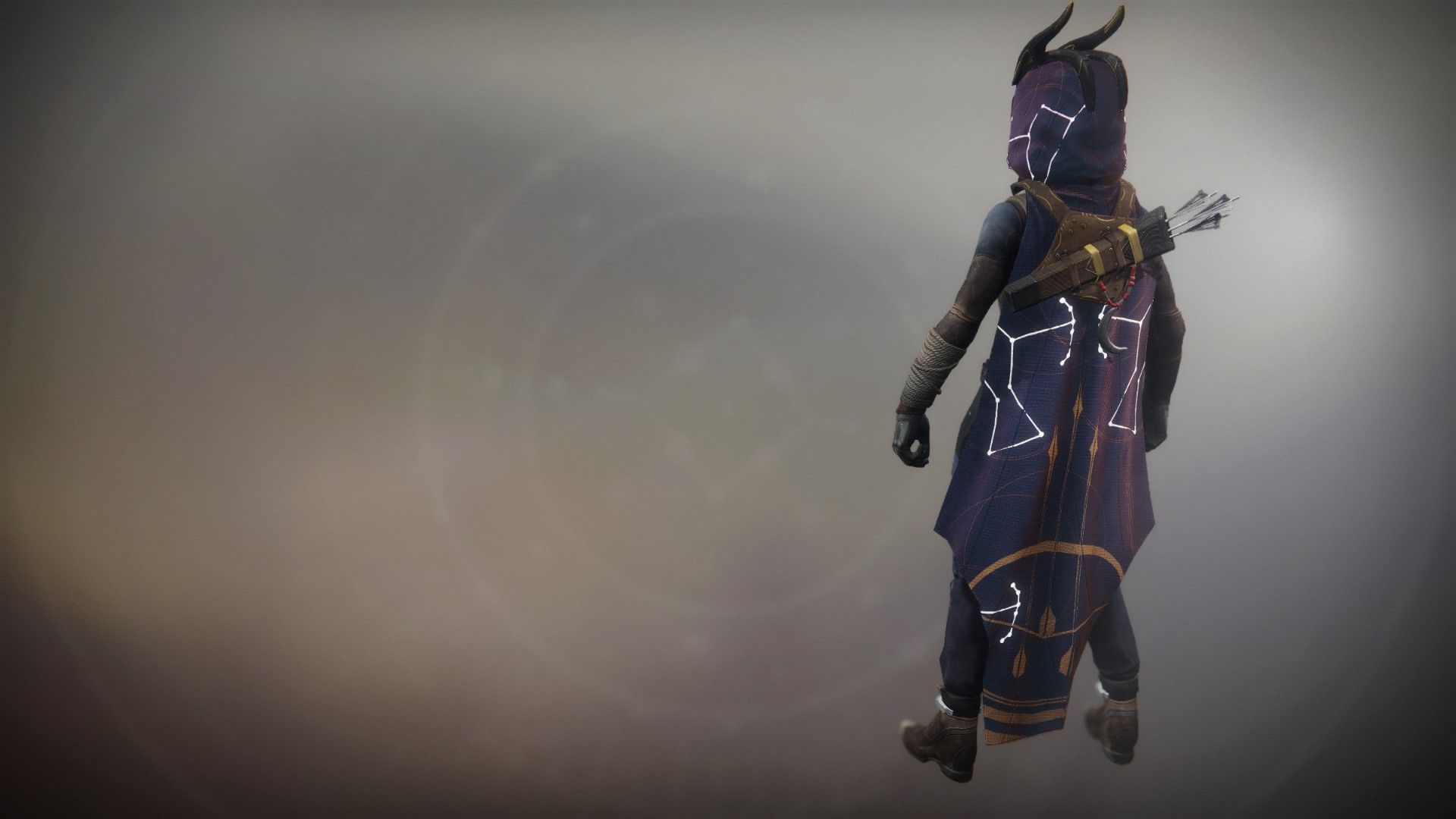 An in-game render of the Empyrean Cartographer Cloak.
