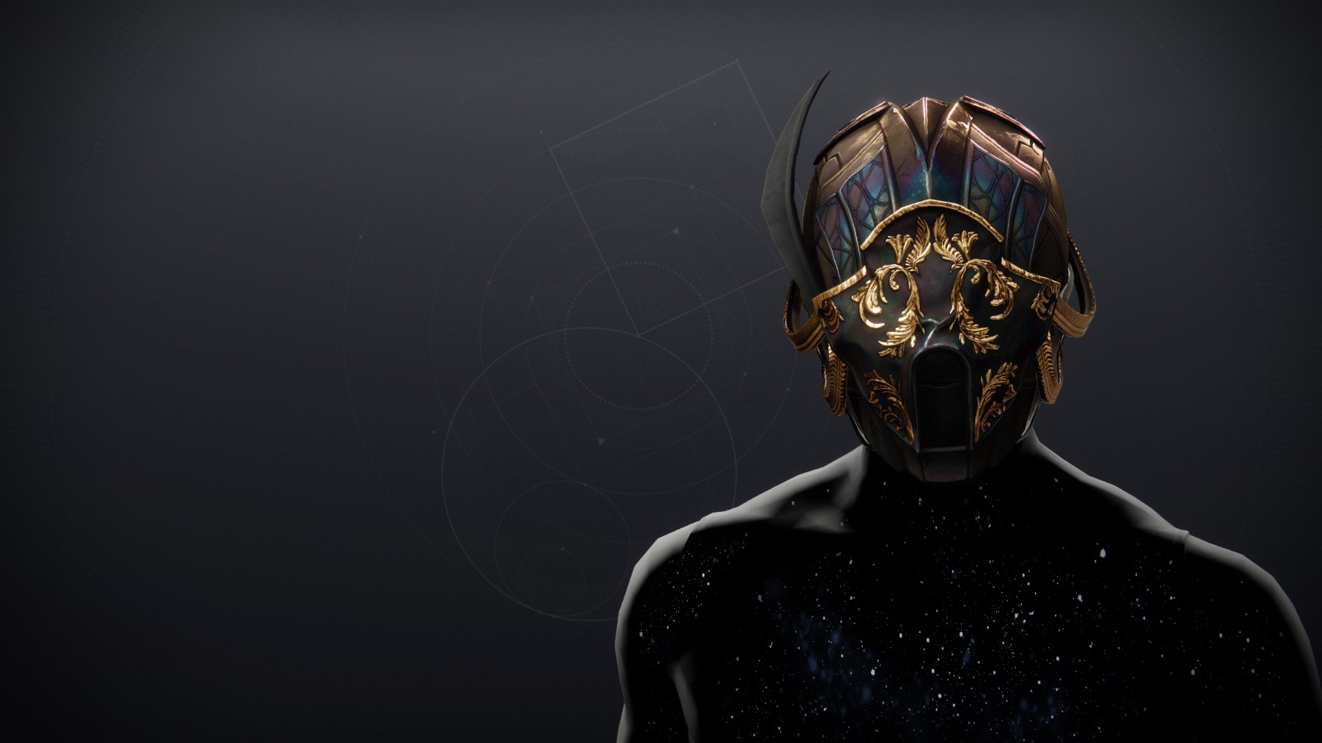An in-game render of the Sunlit Mask.
