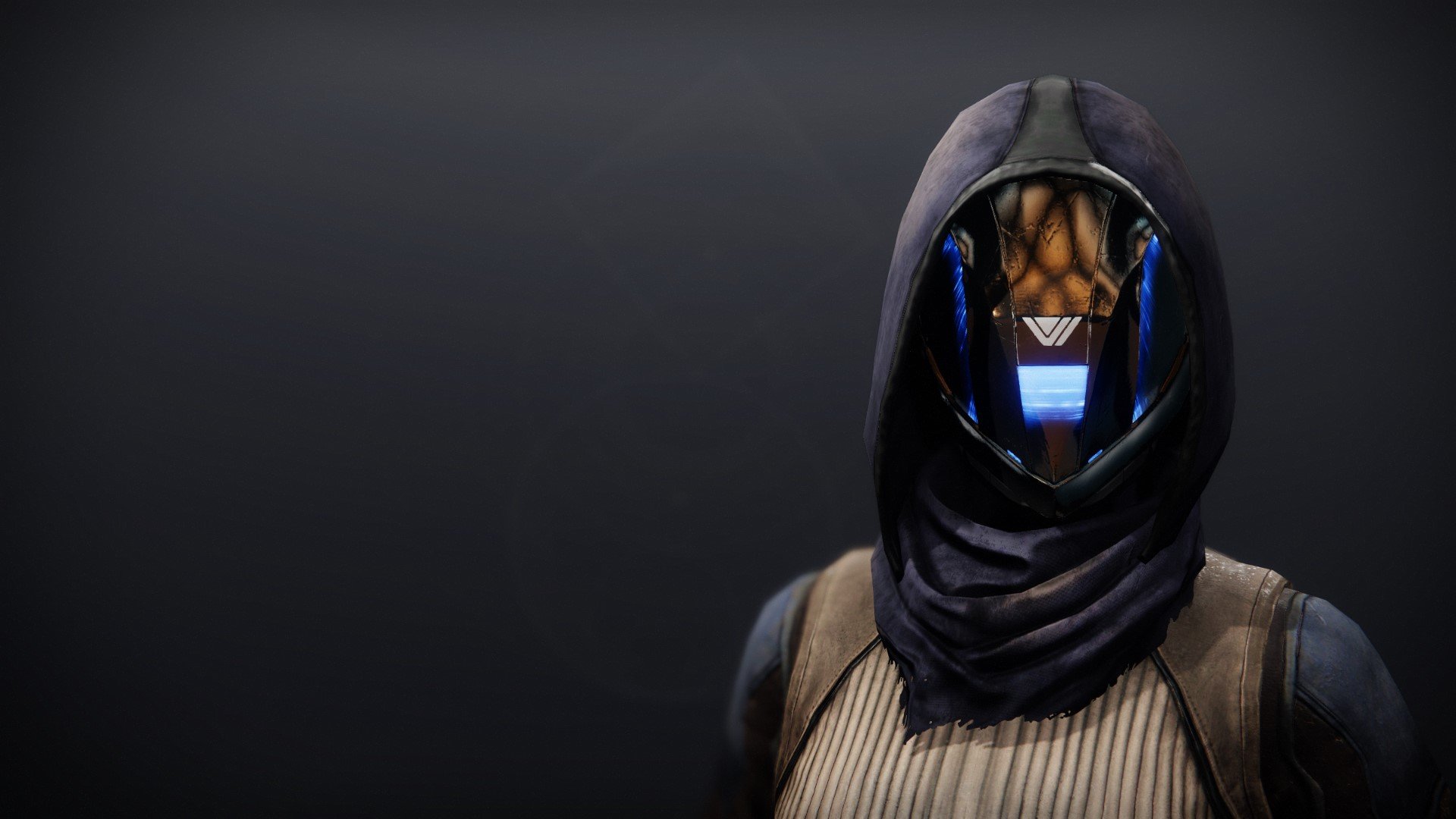 An in-game render of the Whisper of the Victor Mask.