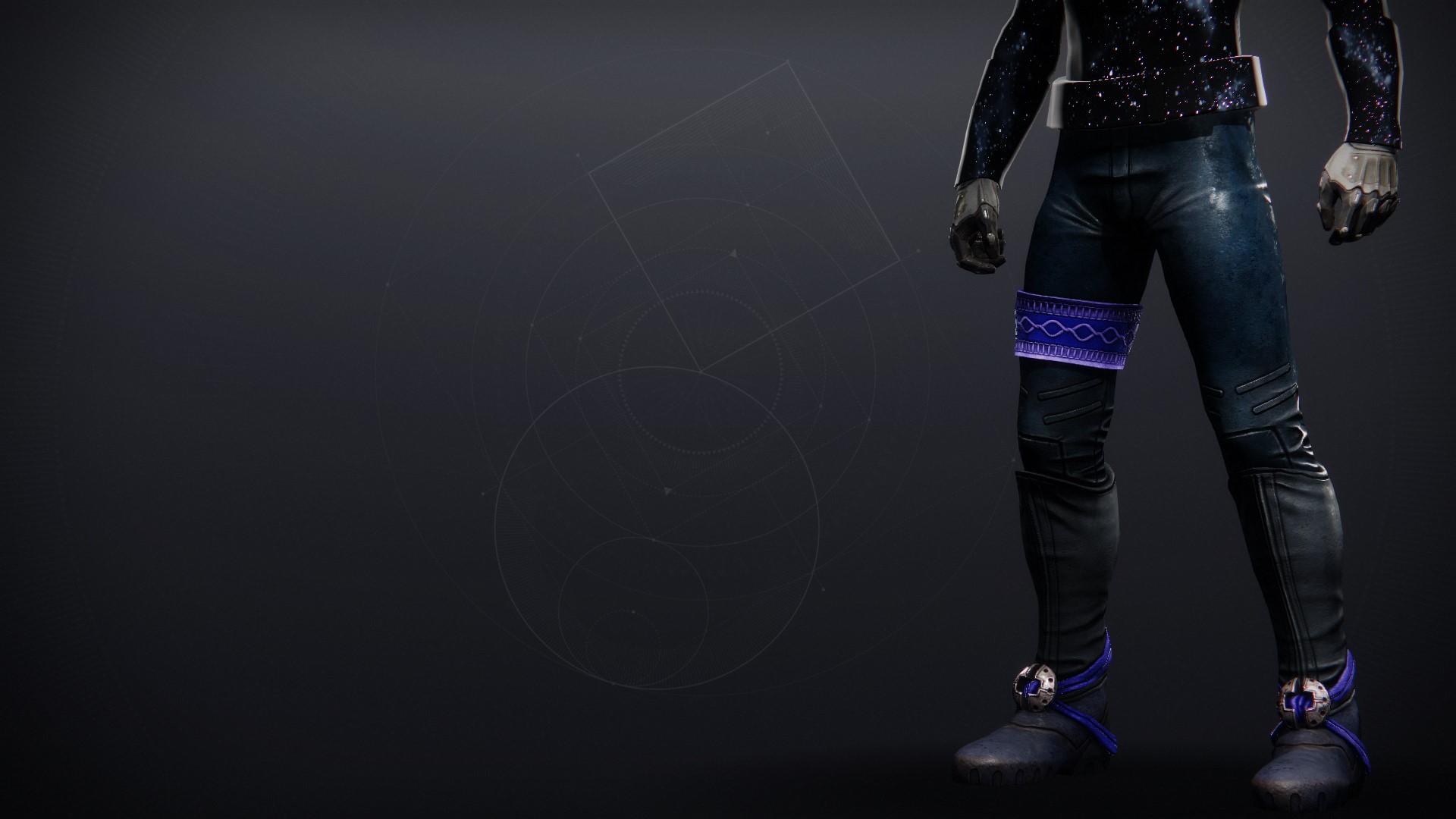 An in-game render of the Wyrmguard Boots.