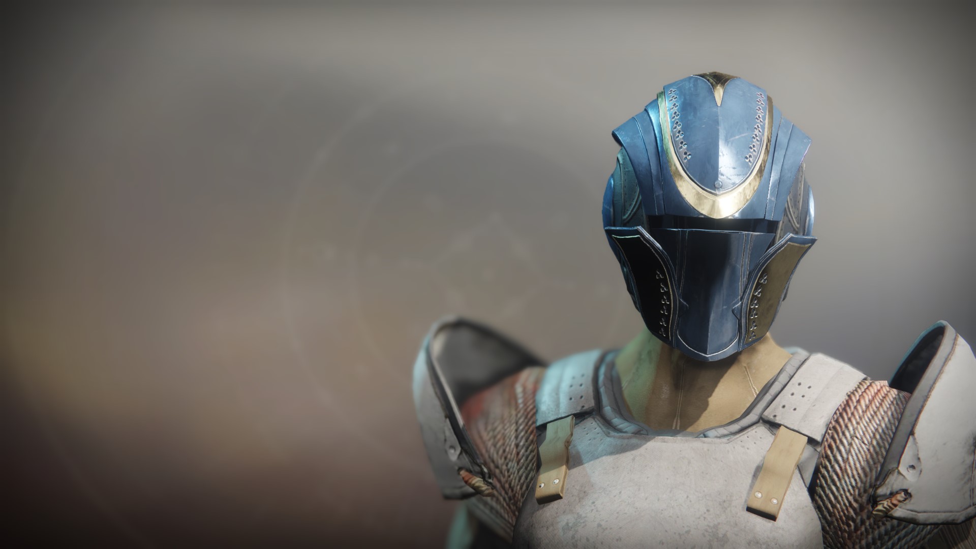 An in-game render of the Helm of the Great Hunt.