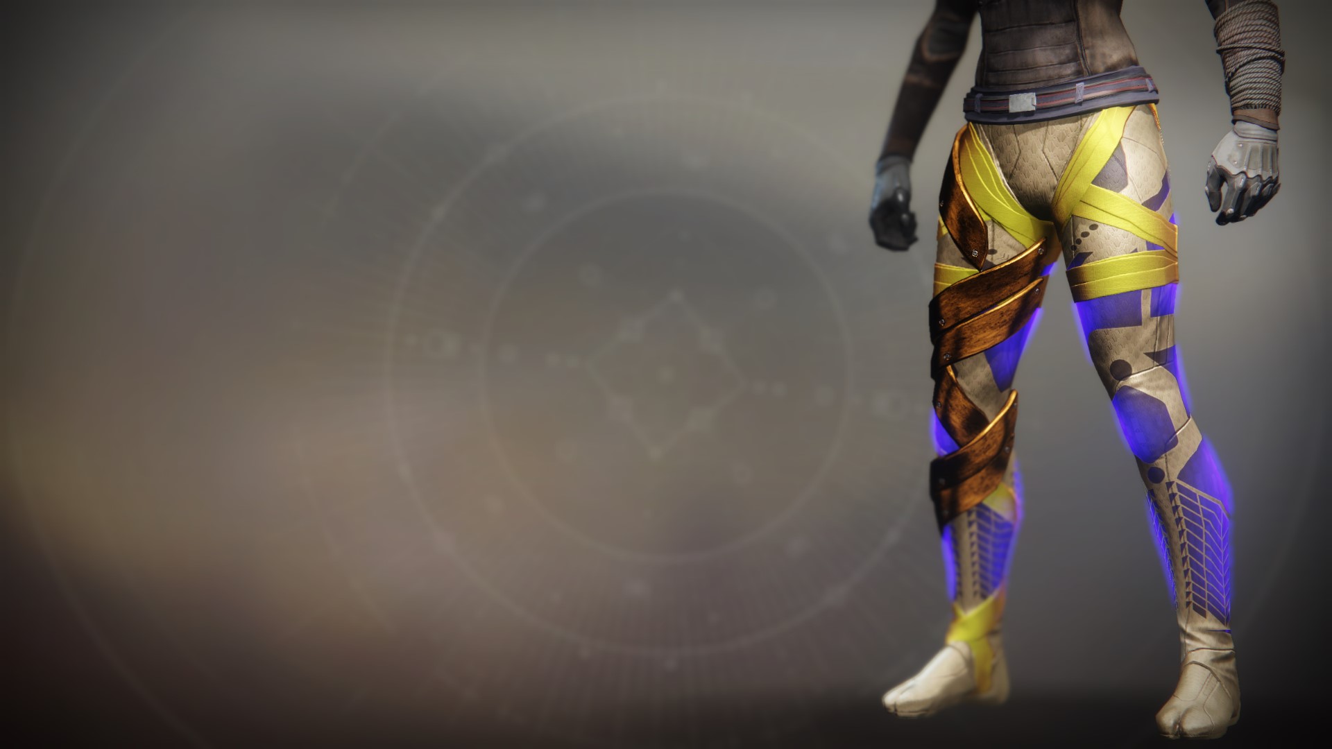 An in-game render of the Boots of the Emperor's Agent.