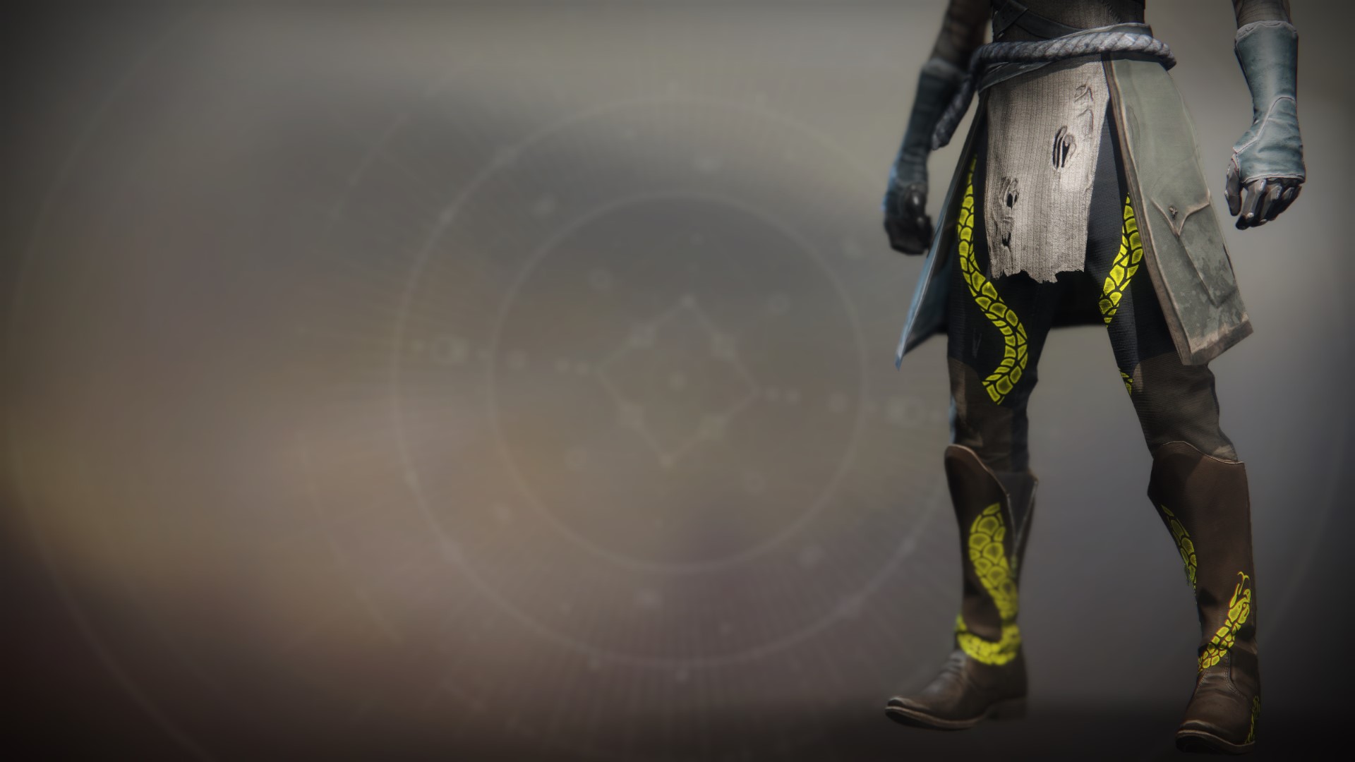 An in-game render of the Illicit Sentry Boots.