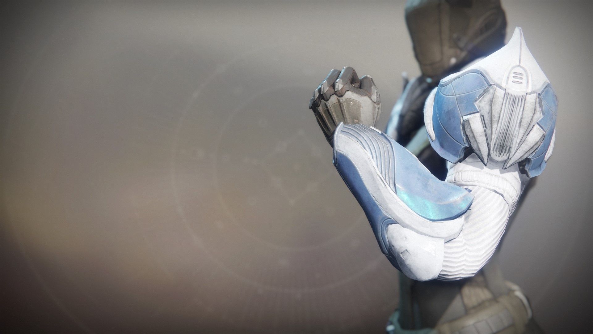 An in-game render of the Froststrike Gauntlets.
