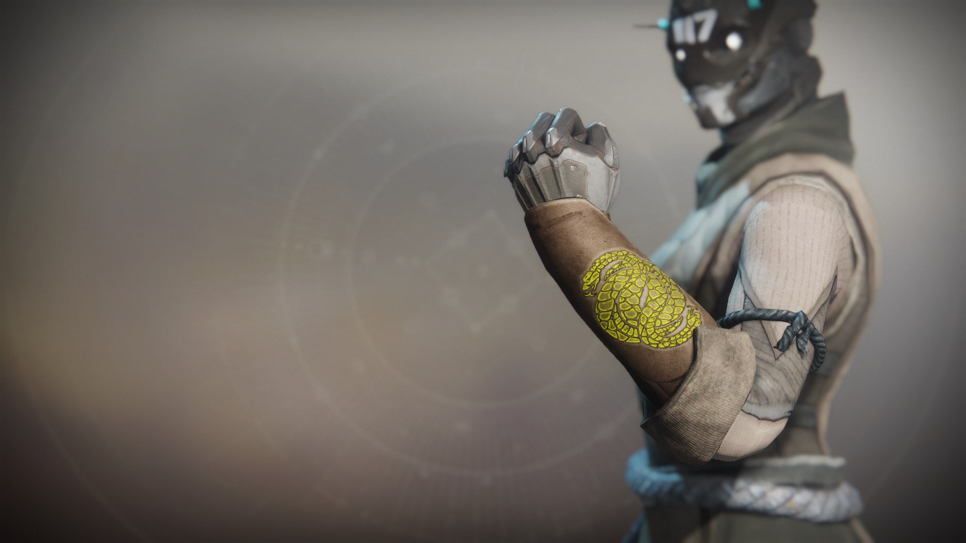 An in-game render of the Notorious Sentry Gloves.