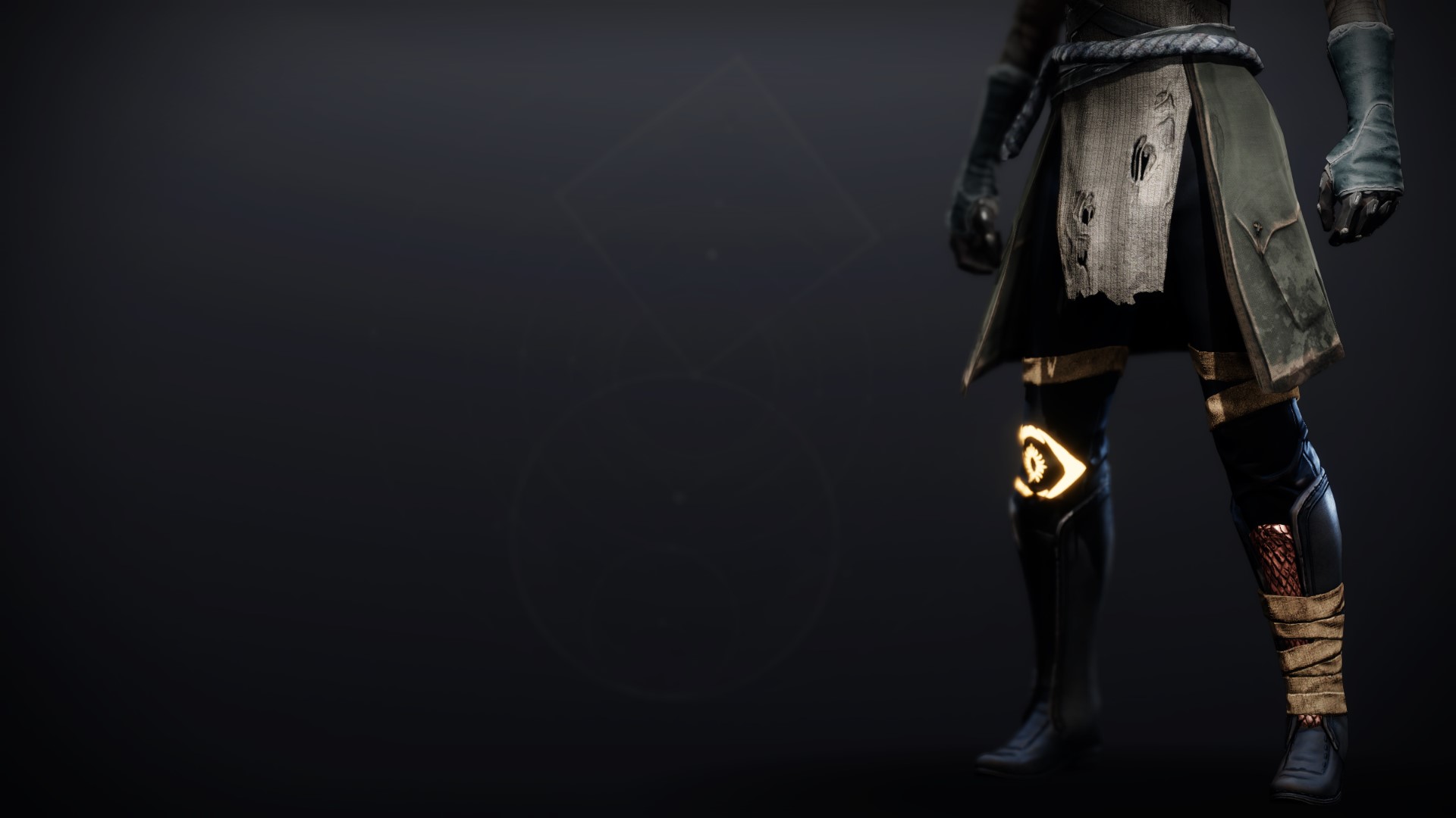An in-game render of the Pyrrhic Ascent Boots.