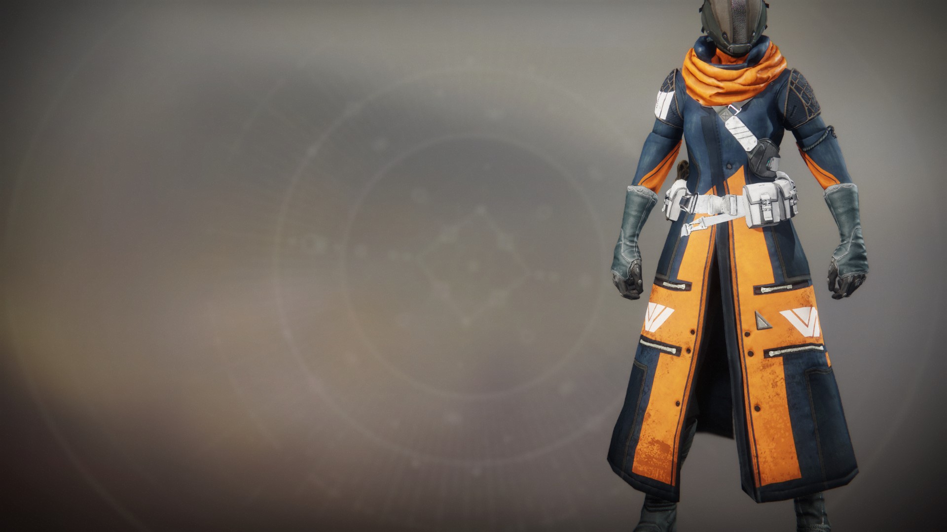 An in-game render of the Steadfast Warlock Ornament.
