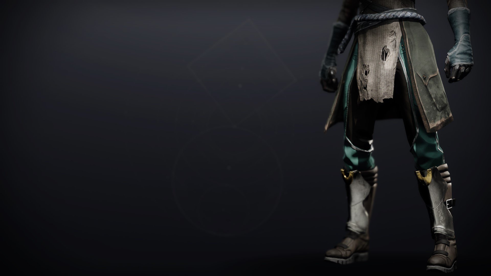 An in-game render of the Reverie Dawn Boots.