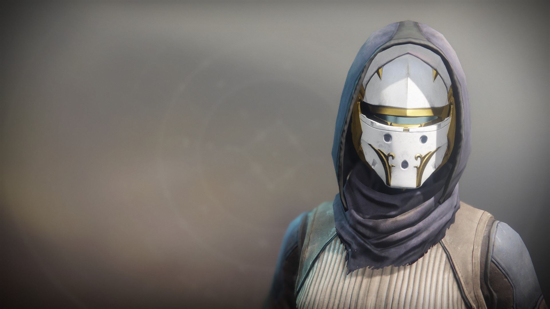 An in-game render of the Solstice Mask (Resplendent).