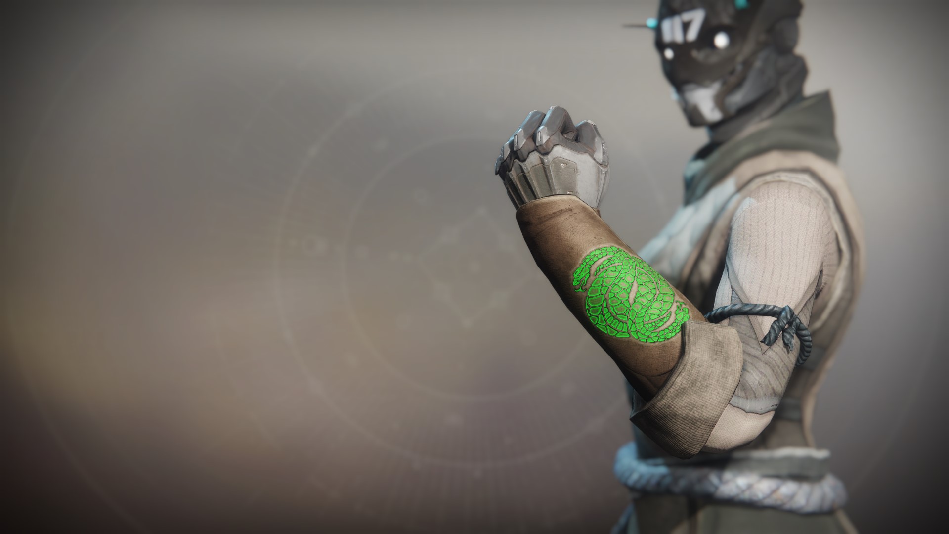 An in-game render of the Illicit Reaper Gloves.
