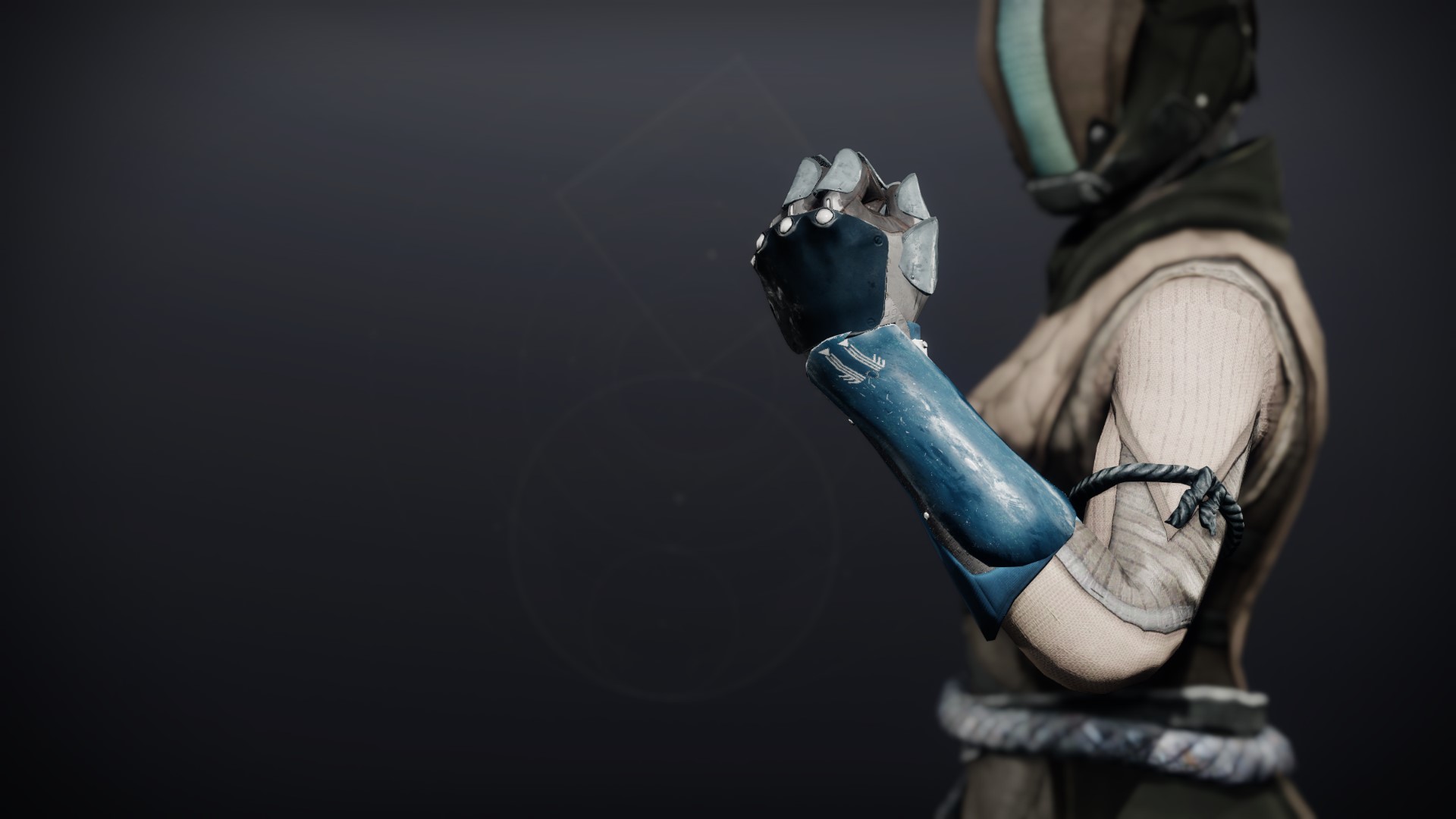 An in-game render of the Philomath Gloves.