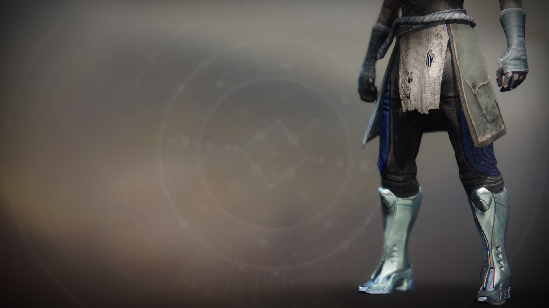 An in-game render of the Righteous Boots.