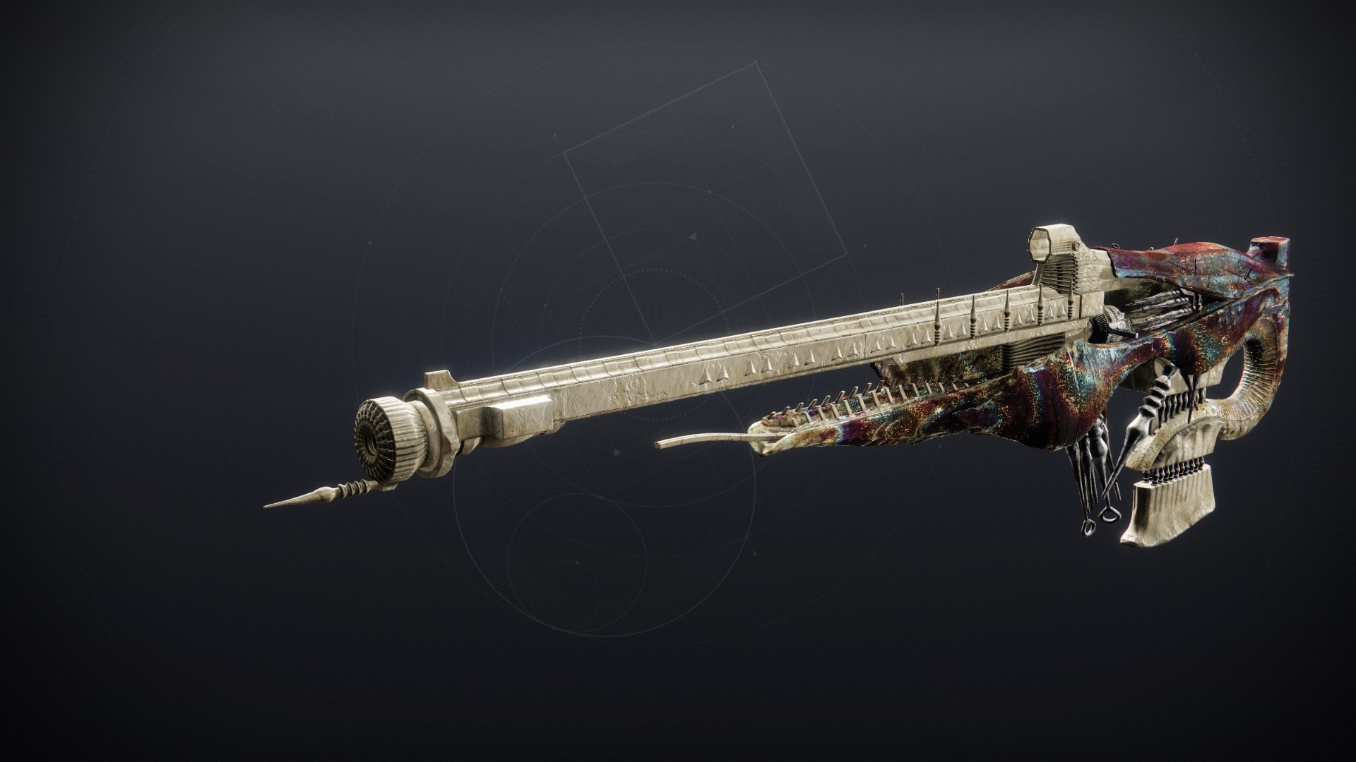 An in-game render of the Wicked Implement.