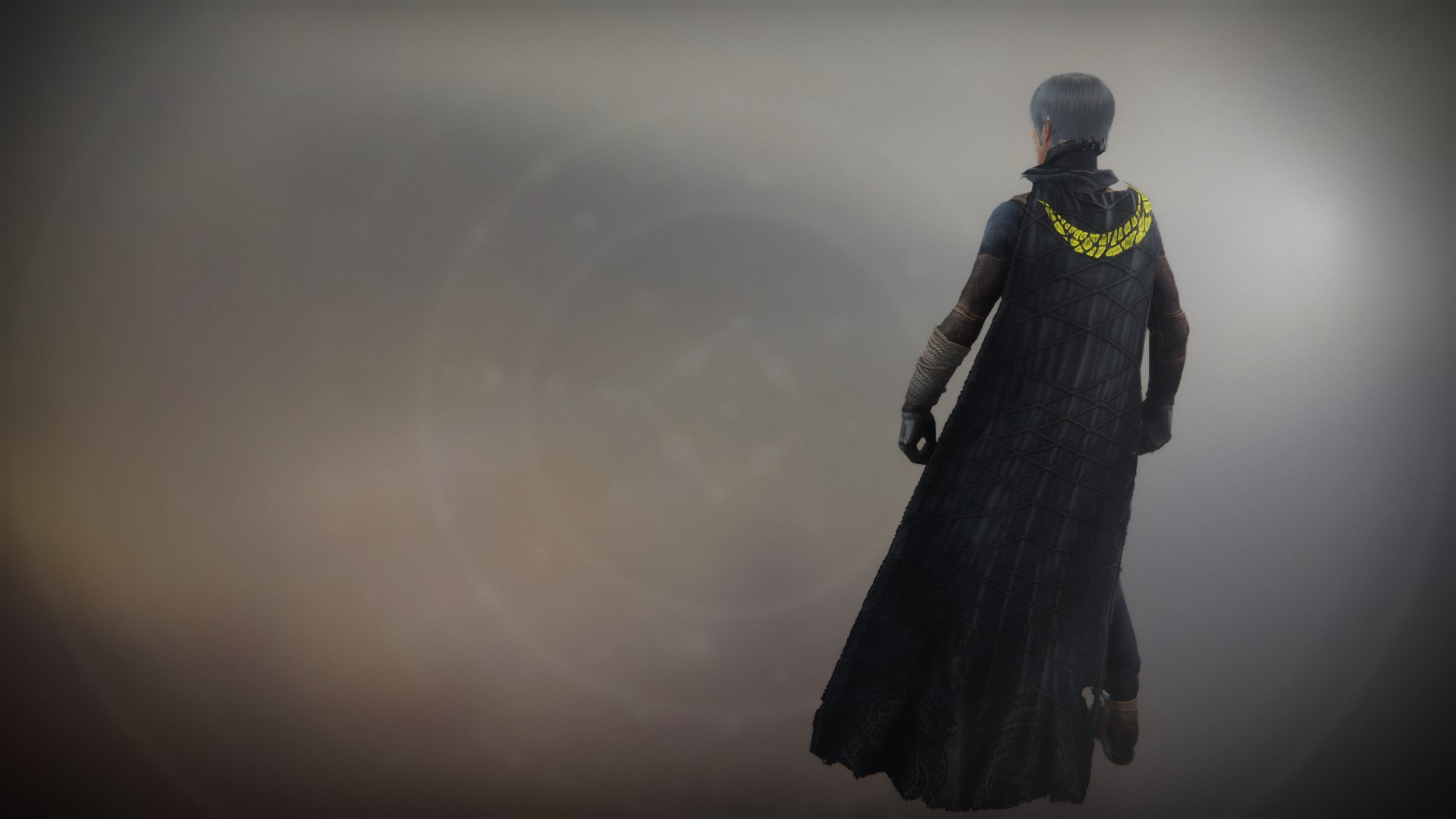 An in-game render of the Outlawed Sentry Cloak.