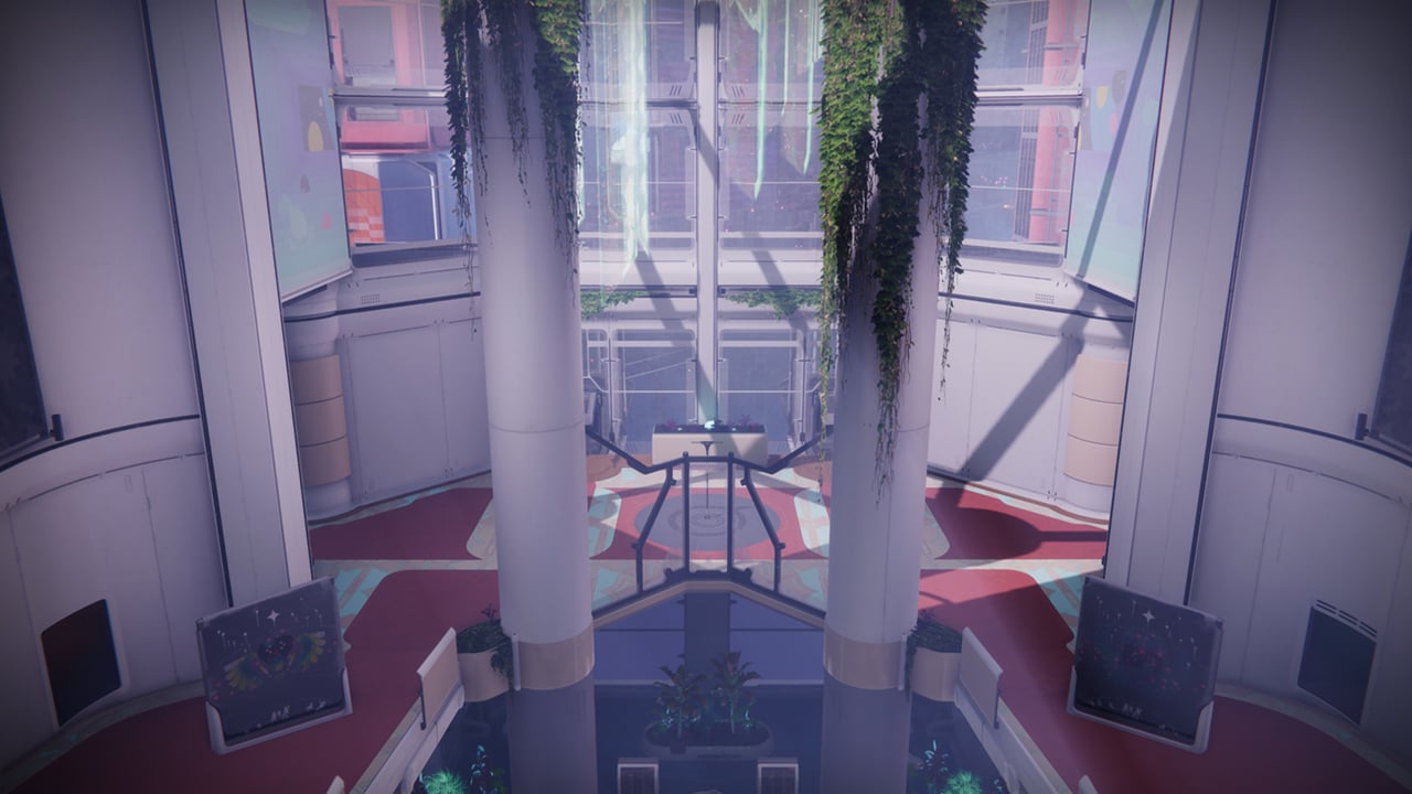An in-game render of the Cirrus Plaza.