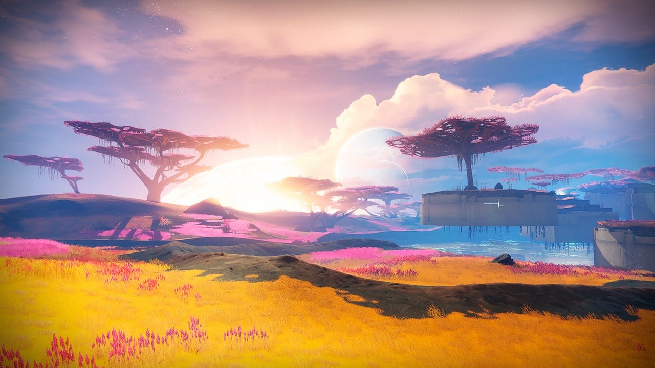 An in-game render of the Nightfall: A Garden World.