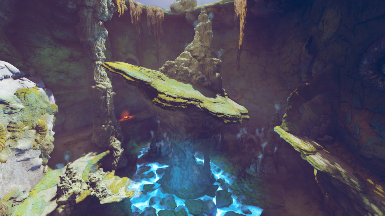 An in-game render of the Sanctum of Bones (Legendary).