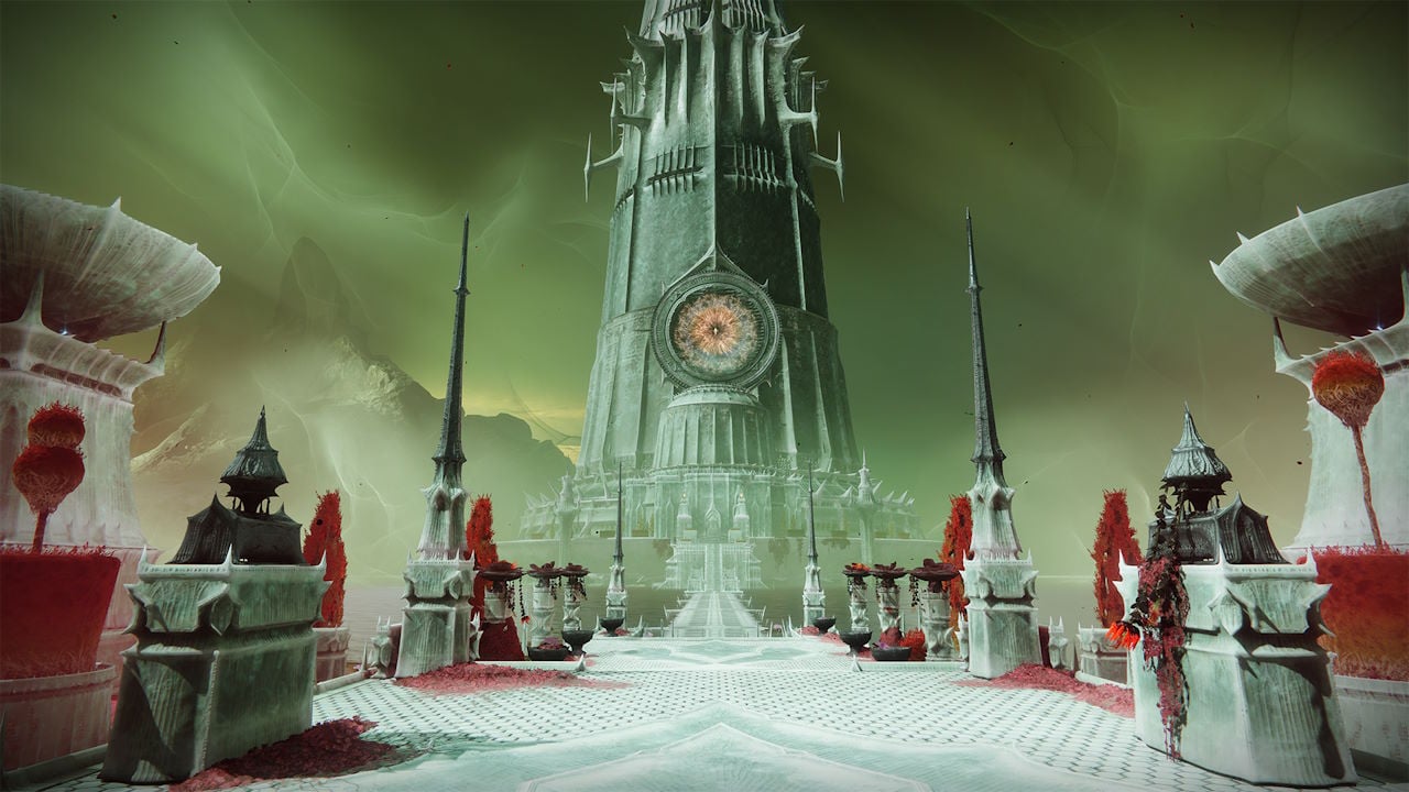 An in-game render of the Savathûn's Spire.