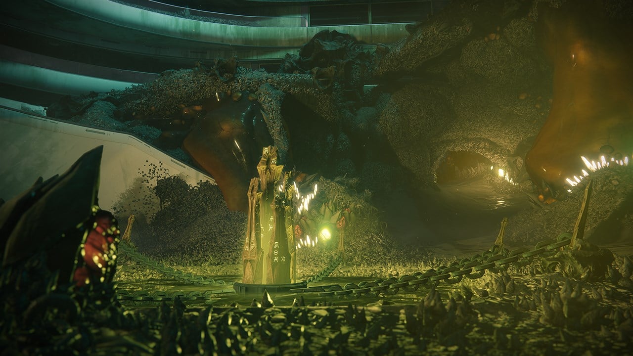 An in-game render of the Nightfall: Savathûn's Song.