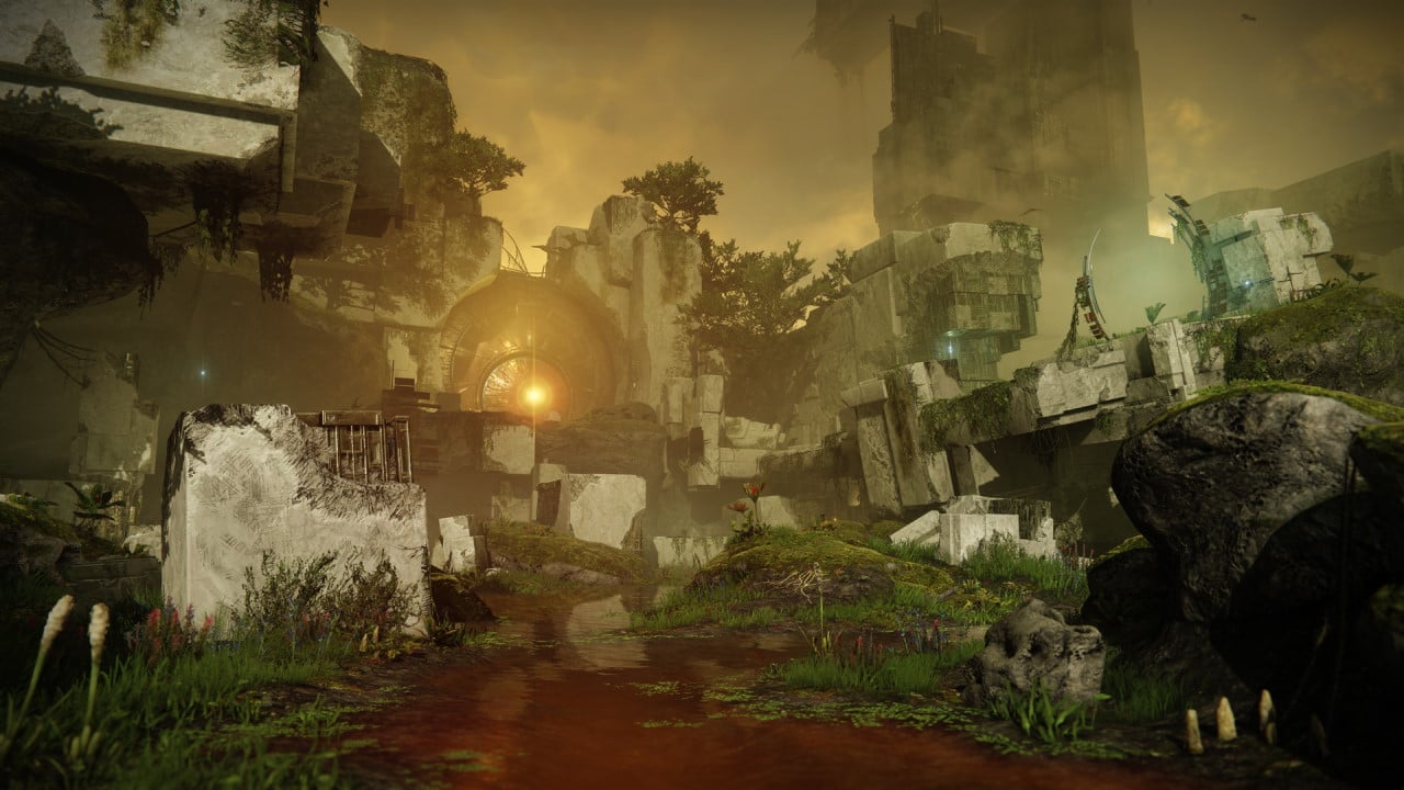 An in-game render of the Vault of Glass: Challenge Mode.